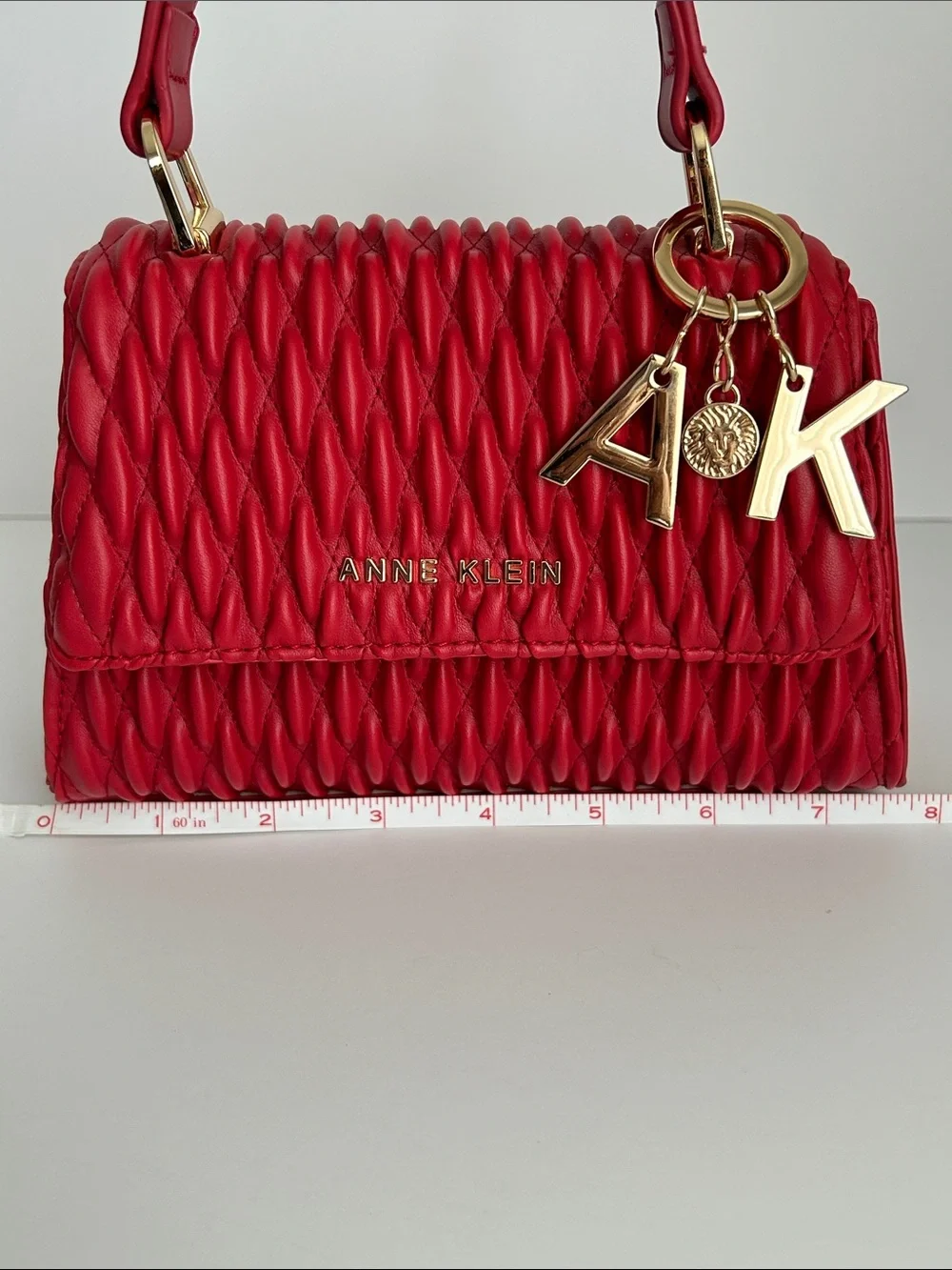 Anne Klein - Vibrant red mini satchel